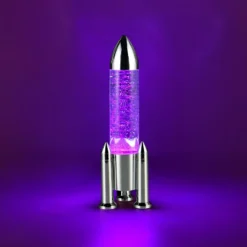LED-Tischleuchte Apollo, titanfarben, Höhe 33 cm, RGB, USB