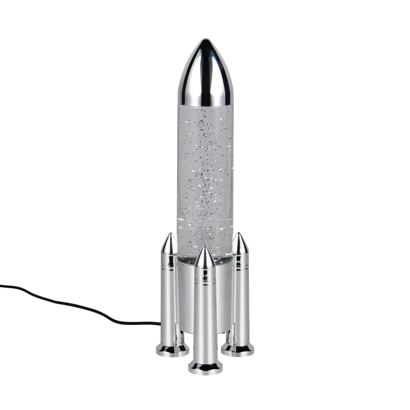 LED-Tischleuchte Apollo, titanfarben, Höhe 33 cm, RGB, USB