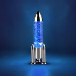 LED-Tischleuchte Apollo, titanfarben, Höhe 33 cm, RGB, USB