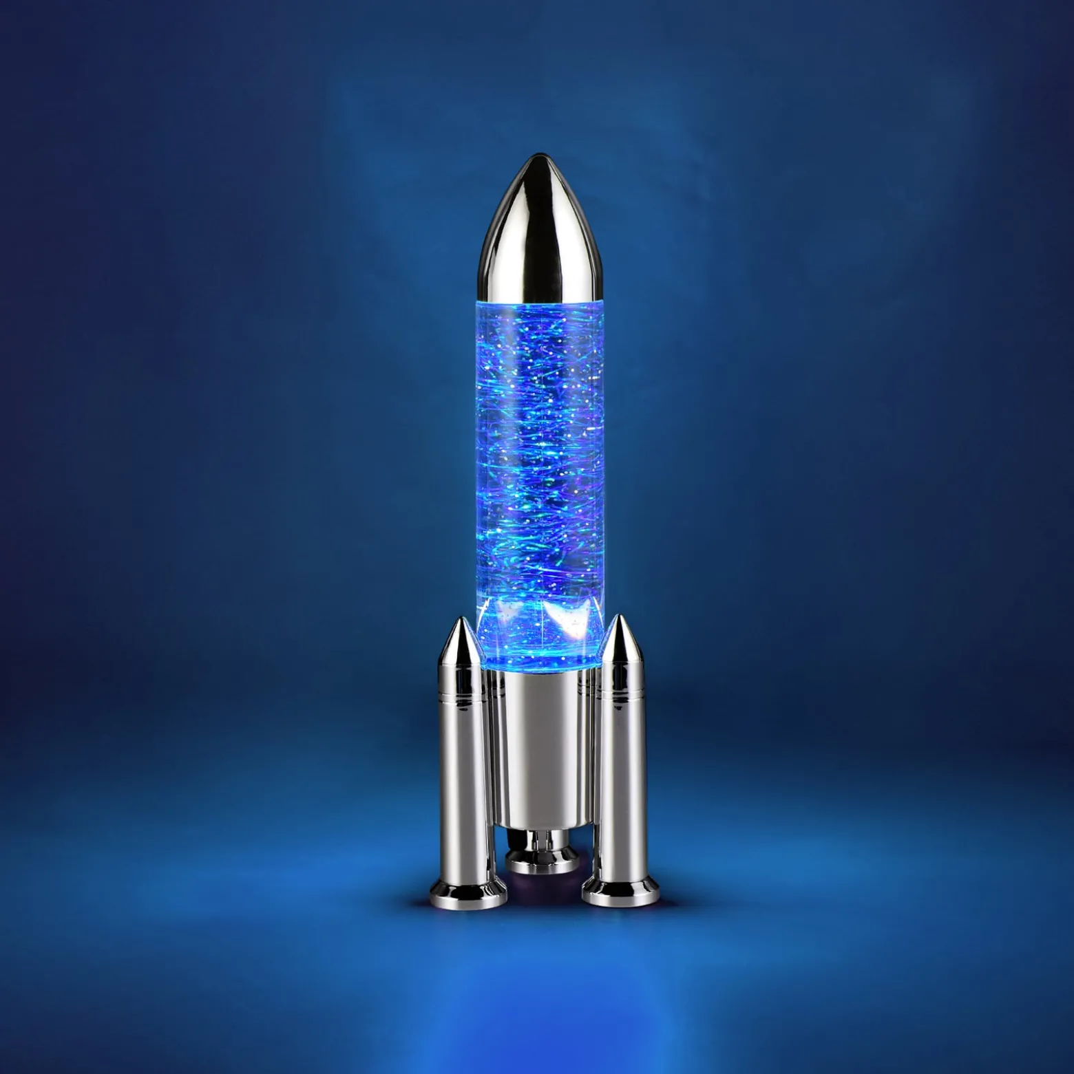 LED-Tischleuchte Apollo, titanfarben, Höhe 33 cm, RGB, USB
