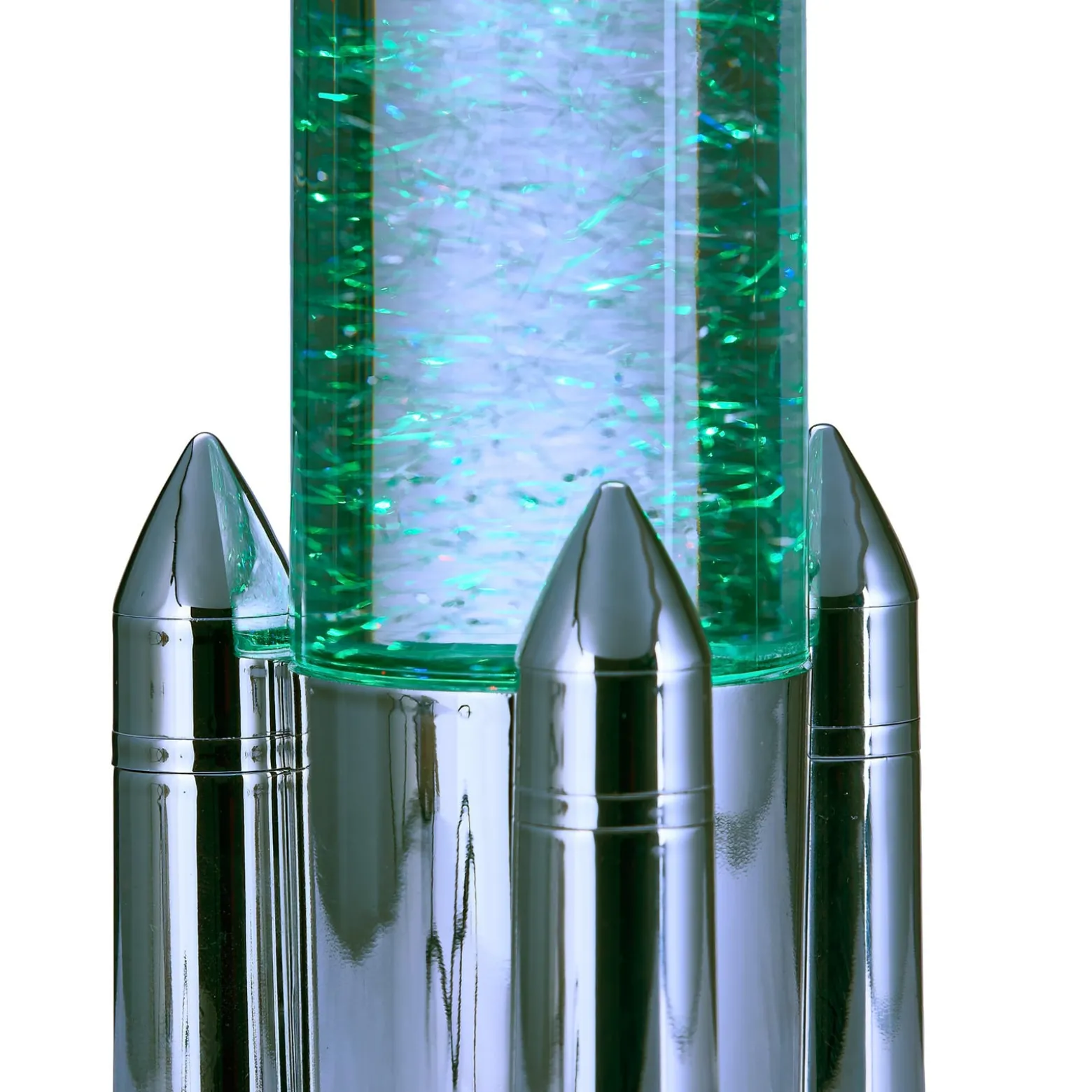 LED-Tischleuchte Apollo, titanfarben, Höhe 33 cm, RGB, USB