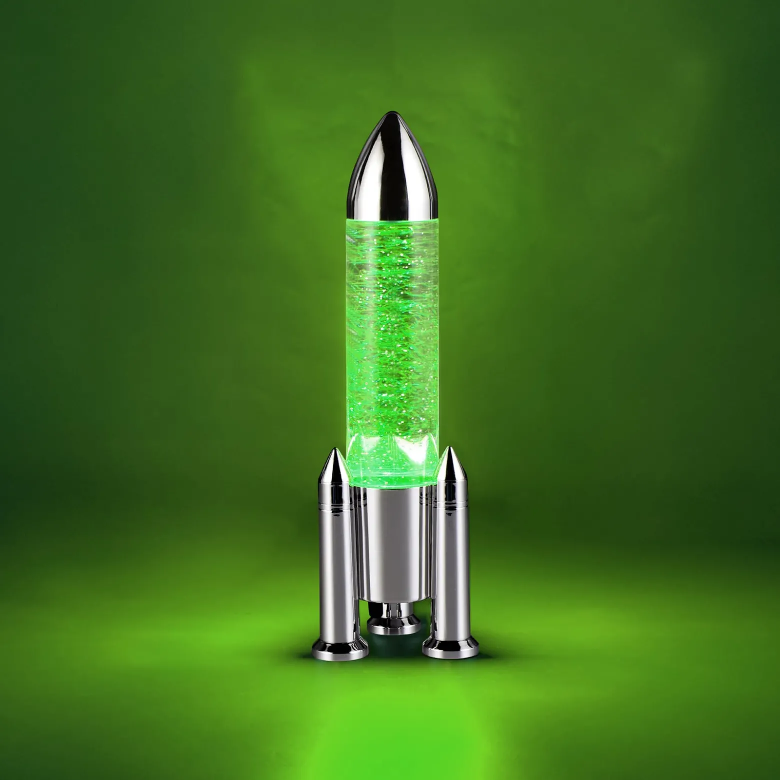LED-Tischleuchte Apollo, titanfarben, Höhe 33 cm, RGB, USB