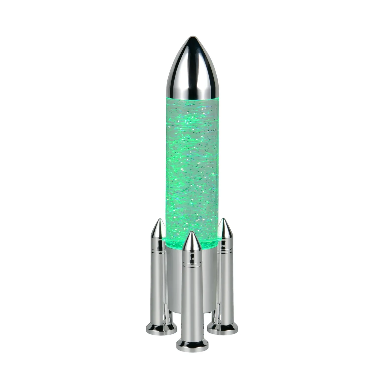 LED-Tischleuchte Apollo, titanfarben, Höhe 33 cm, RGB, USB
