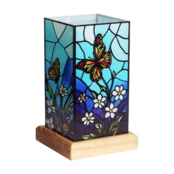 LED-Tischleuchte Art Light Schmetterling, Acryl, bunt