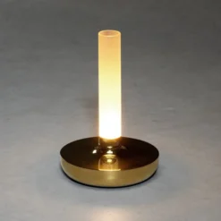 LED-Tischleuchte Biarritz, IP54, Akku, CCT, gold