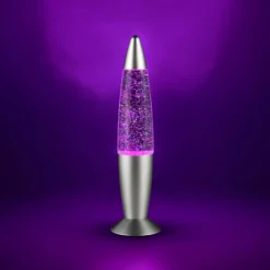 LED-Tischleuchte FAME, titanfarben, Höhe 35 cm, RGB, USB