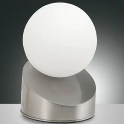 LED-Tischleuchte Gravity, nickel