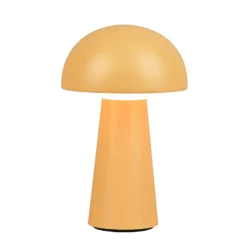 LED-Tischleuchte Lennon IP44, Akku, Touchdim, gelb