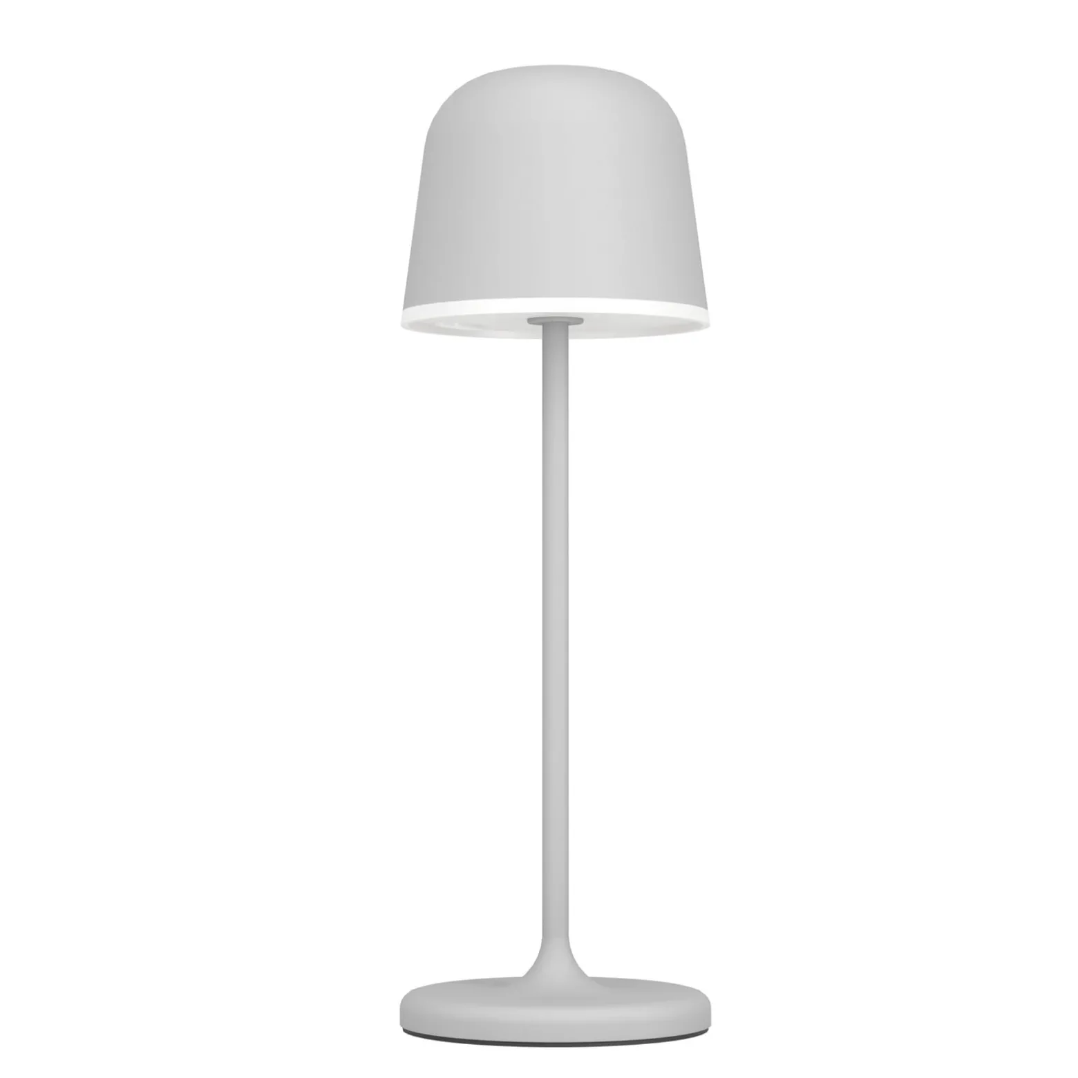 LED-Tischleuchte Mannera mit Akku, grau