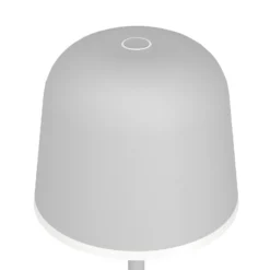 LED-Tischleuchte Mannera mit Akku, grau