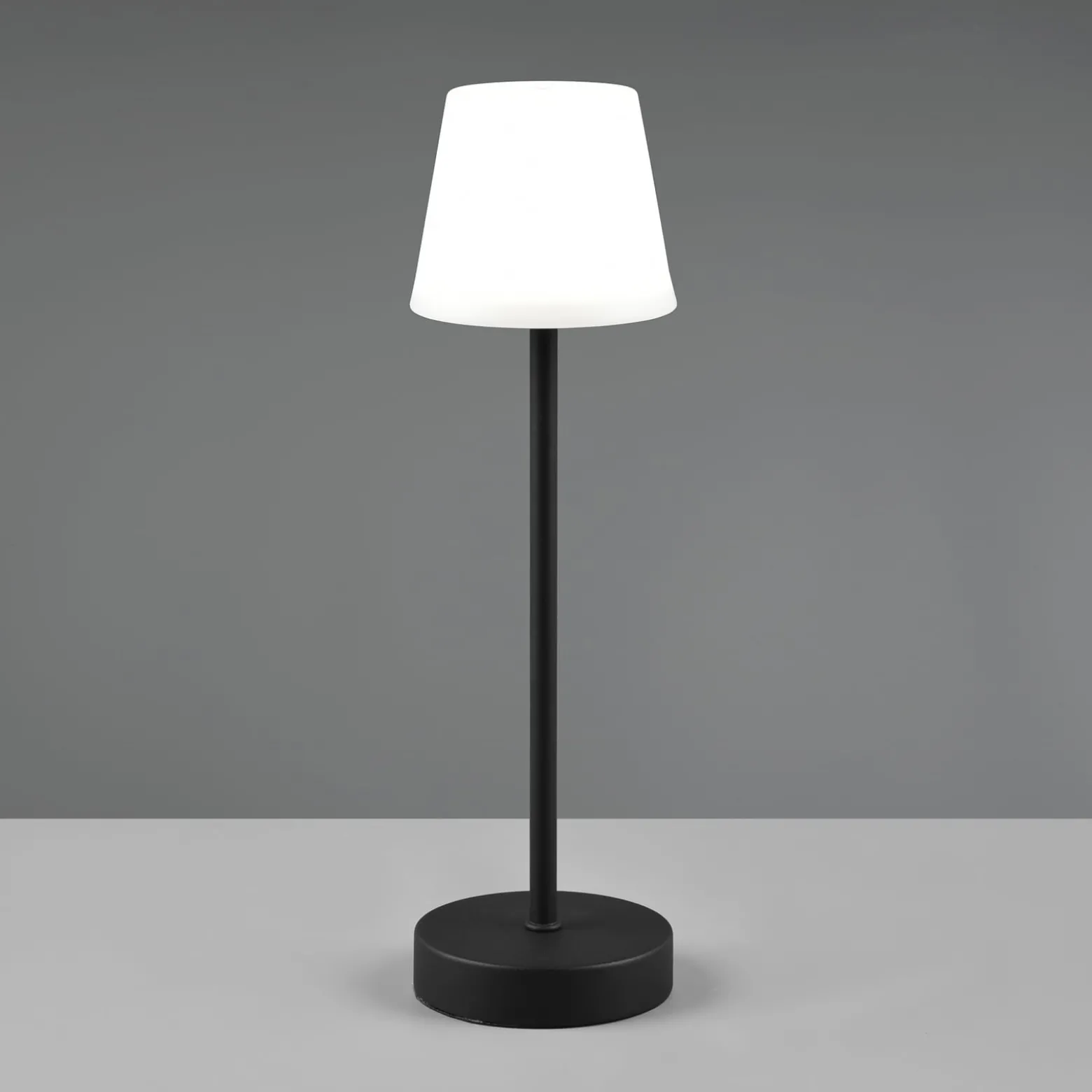 LED-Tischleuchte Martinez, Dimmer und CCT, schwarz