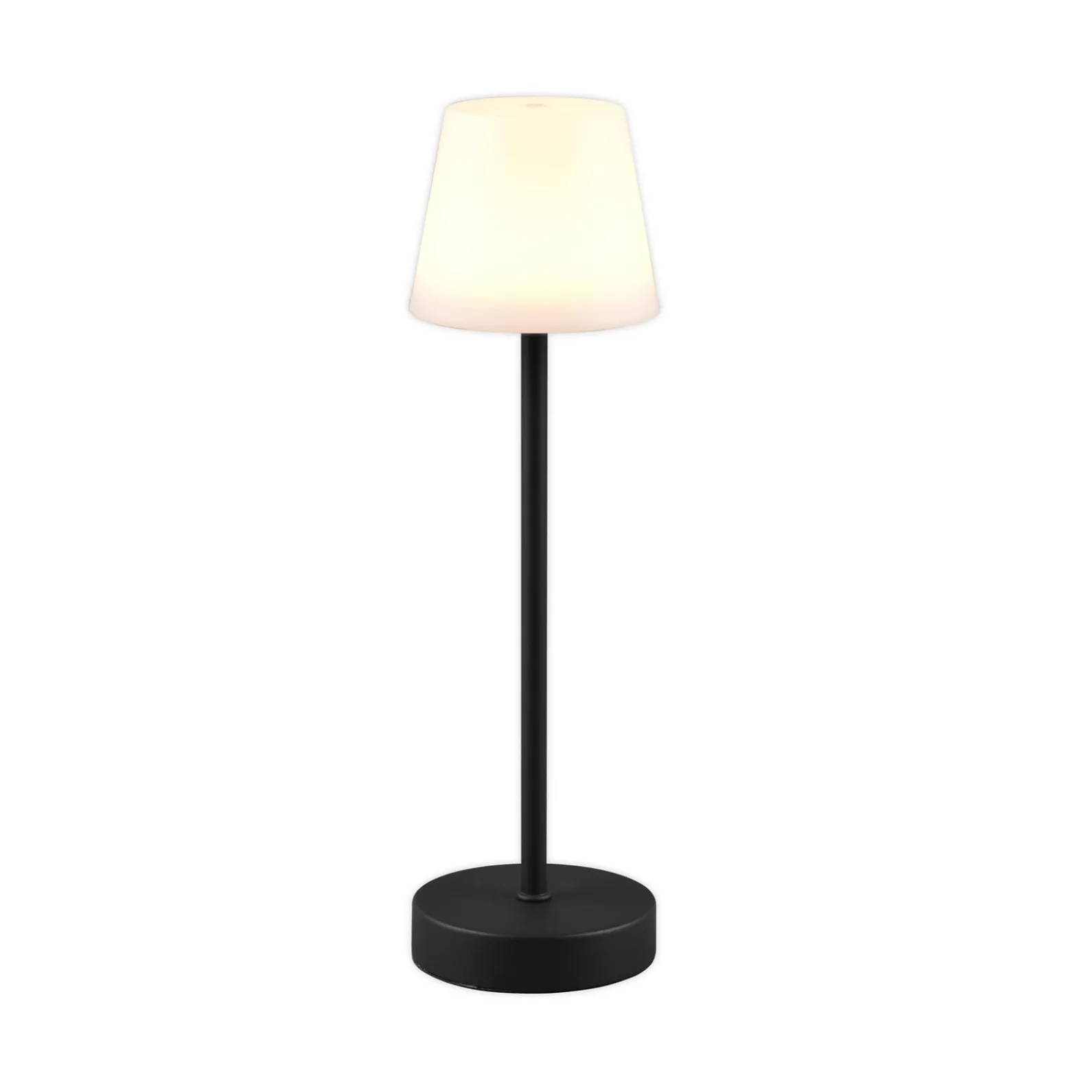 LED-Tischleuchte Martinez, Dimmer und CCT, schwarz