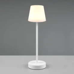 LED-Tischleuchte Martinez, Dimmer und CCT, weiß