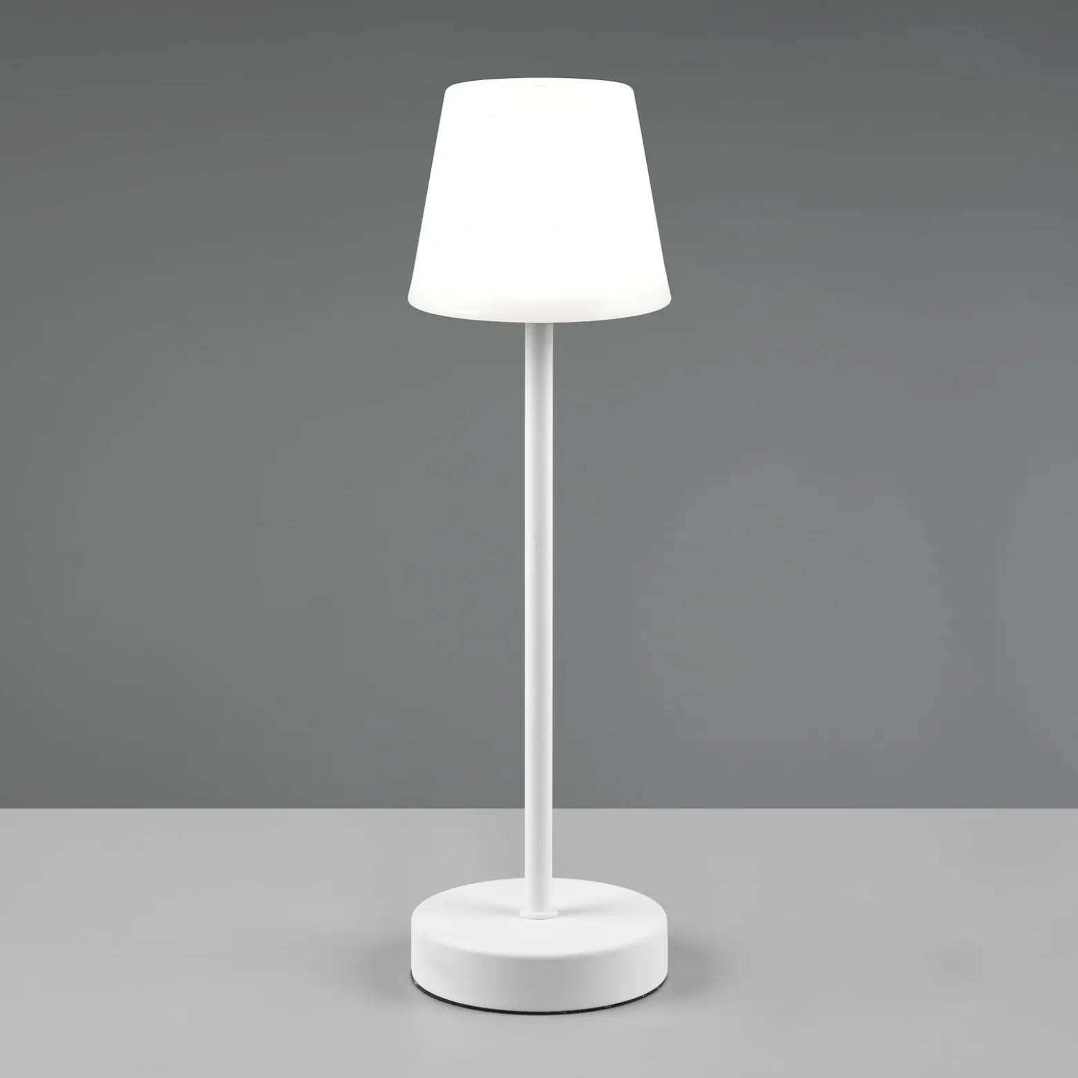 LED-Tischleuchte Martinez, Dimmer und CCT, weiß