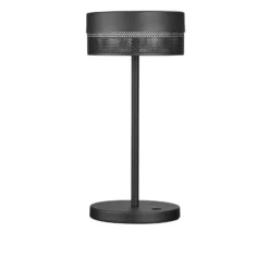 LED-Tischleuchte Mesh Akku, Höhe 30 cm, schwarz