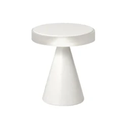 LED-Tischleuchte Neutra, Höhe 20 cm, weiß, Touchdimmer