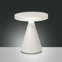 LED-Tischleuchte Neutra, Höhe 27 cm, weiß, Touchdimmer