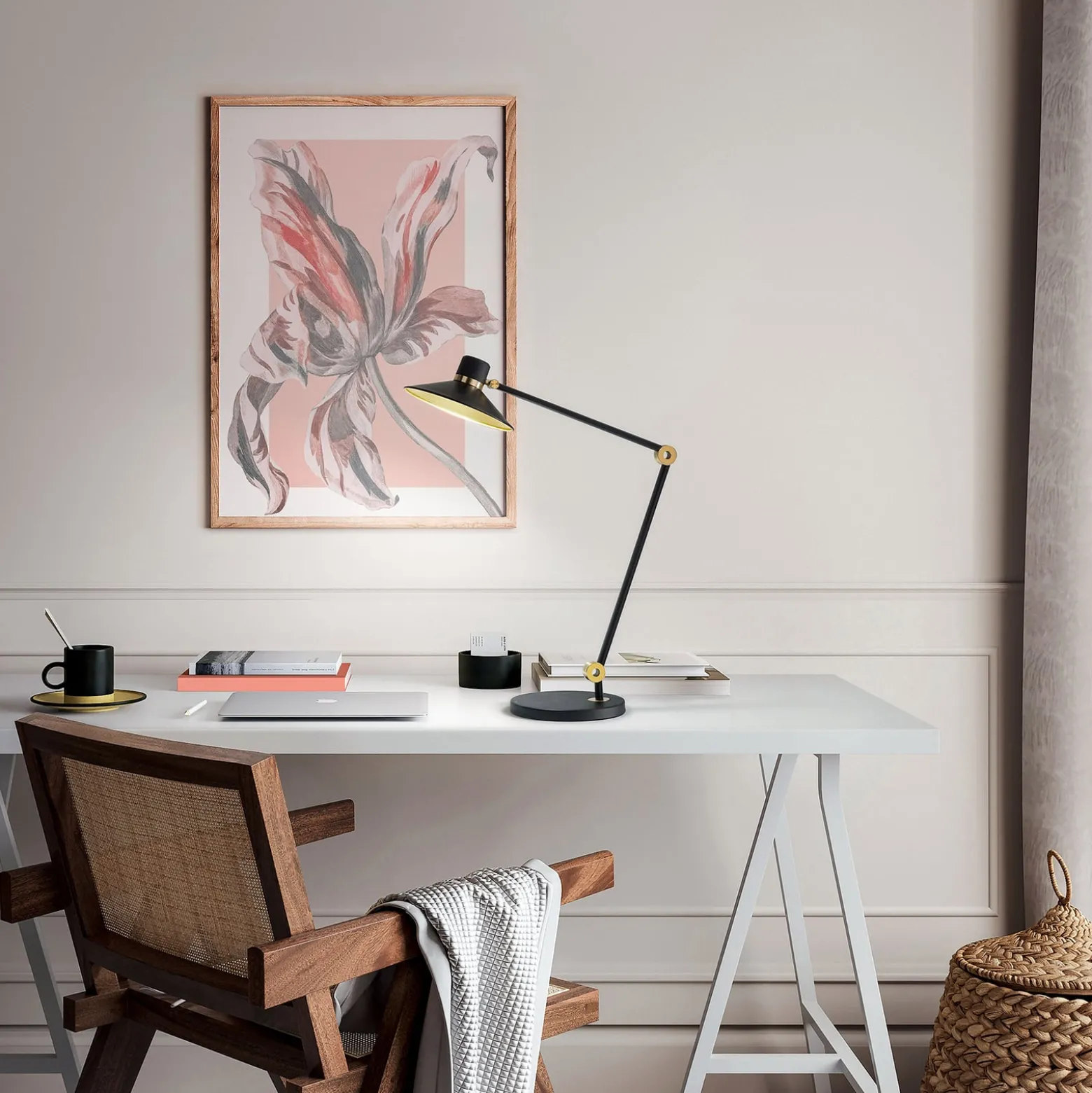 LED-Tischleuchte Panarea mit Touchdimmer, CCT