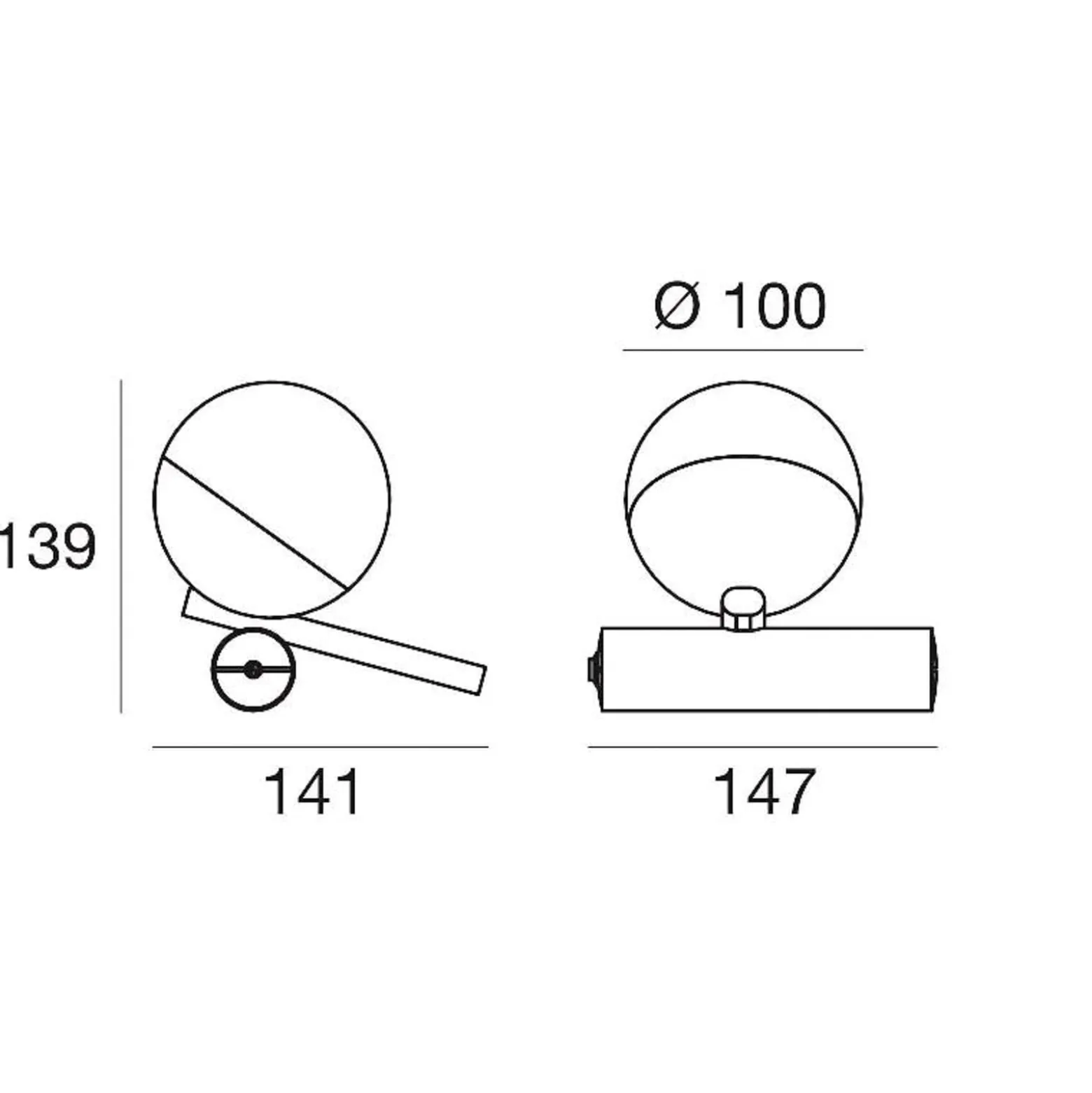 LED-Tischleuchte Rossini, weiß, Aluminium, PMMA, Dimmer