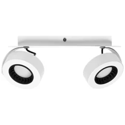 LEDVANCE LED-Deckenstrahler Venus, 3.000 K, 2-fl., weiß