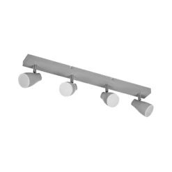 LEDVANCE Pear LED-Anbauspot GU10 4-flammig grau