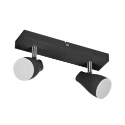 LEDVANCE Pear LED-Anbauspot GU10 2-flammig schwarz