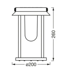 LEDVANCE SMART+ BT Table Lantern Solar Multicolor