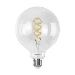 LEDVANCE SMART+ WiFi E27 4,8W klar G125 RGB CCT