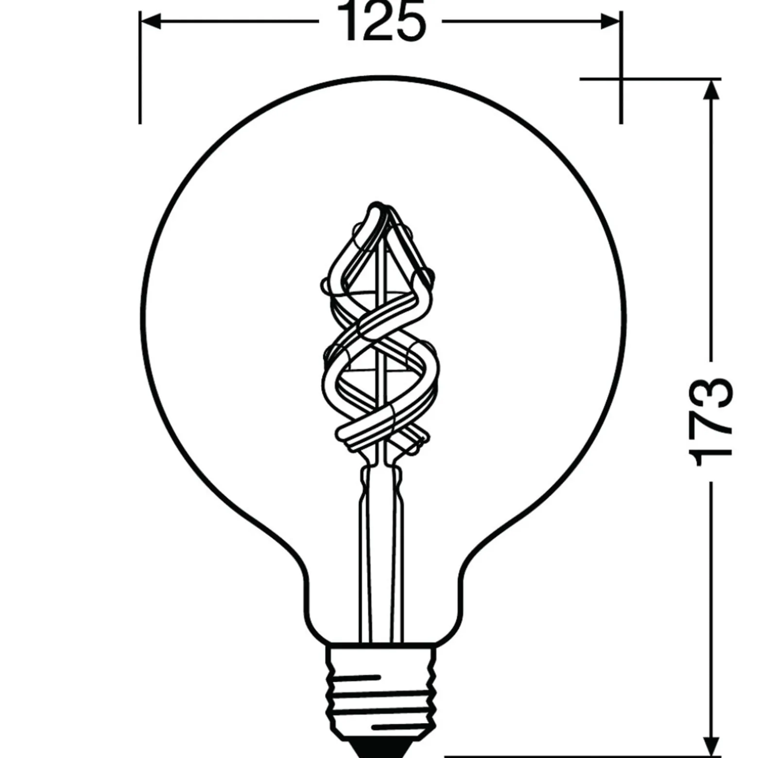 LEDVANCE SMART+ WiFi Filament Globe RGBW E27 4,5W