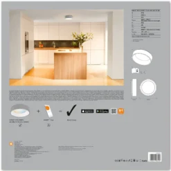 LEDVANCE SMART+ WiFi Orbis Cylinder CCT 45cm grau