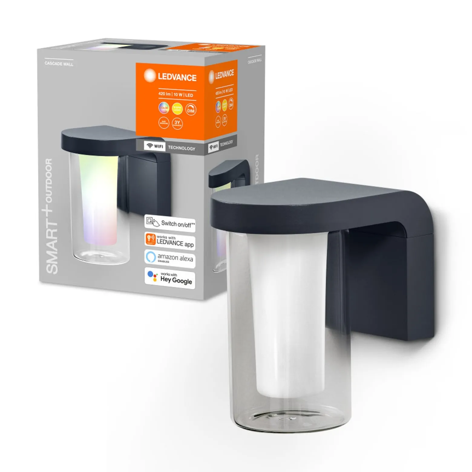 LEDVANCE SMART+ WiFi Outdoor Cascade Wall, RGB