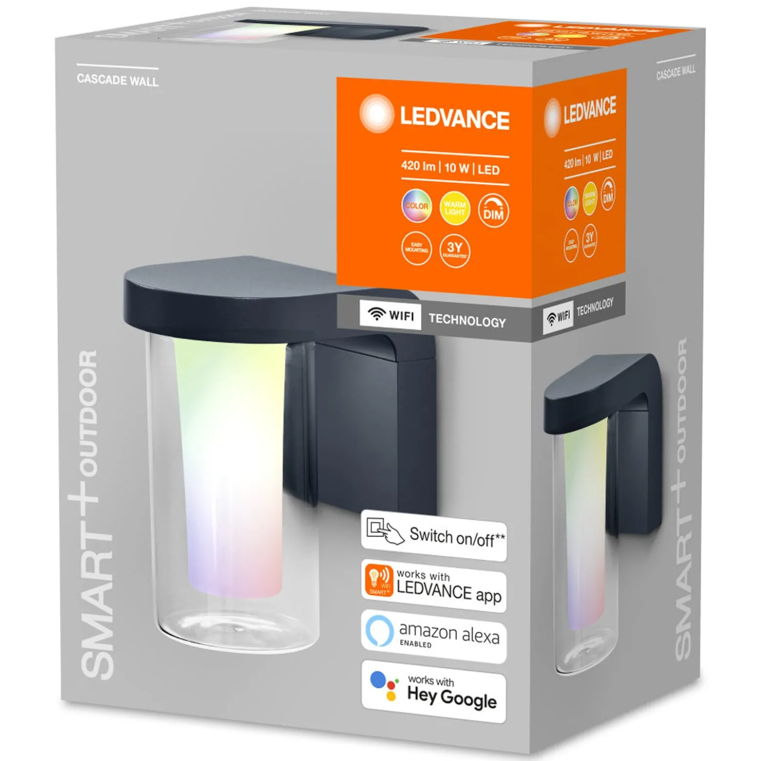 LEDVANCE SMART+ WiFi Outdoor Cascade Wall, RGB