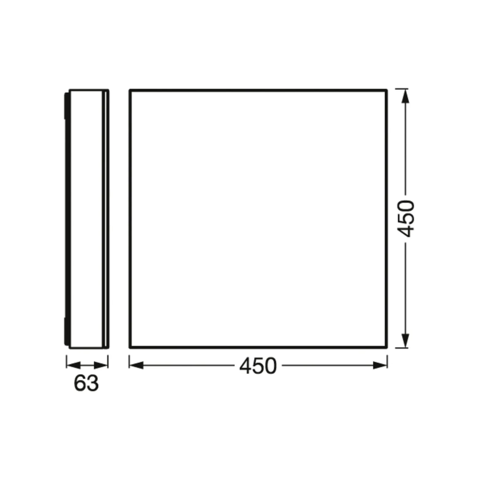LEDVANCE SMART+ WiFi Planon FL Sparkle 45x45 cm