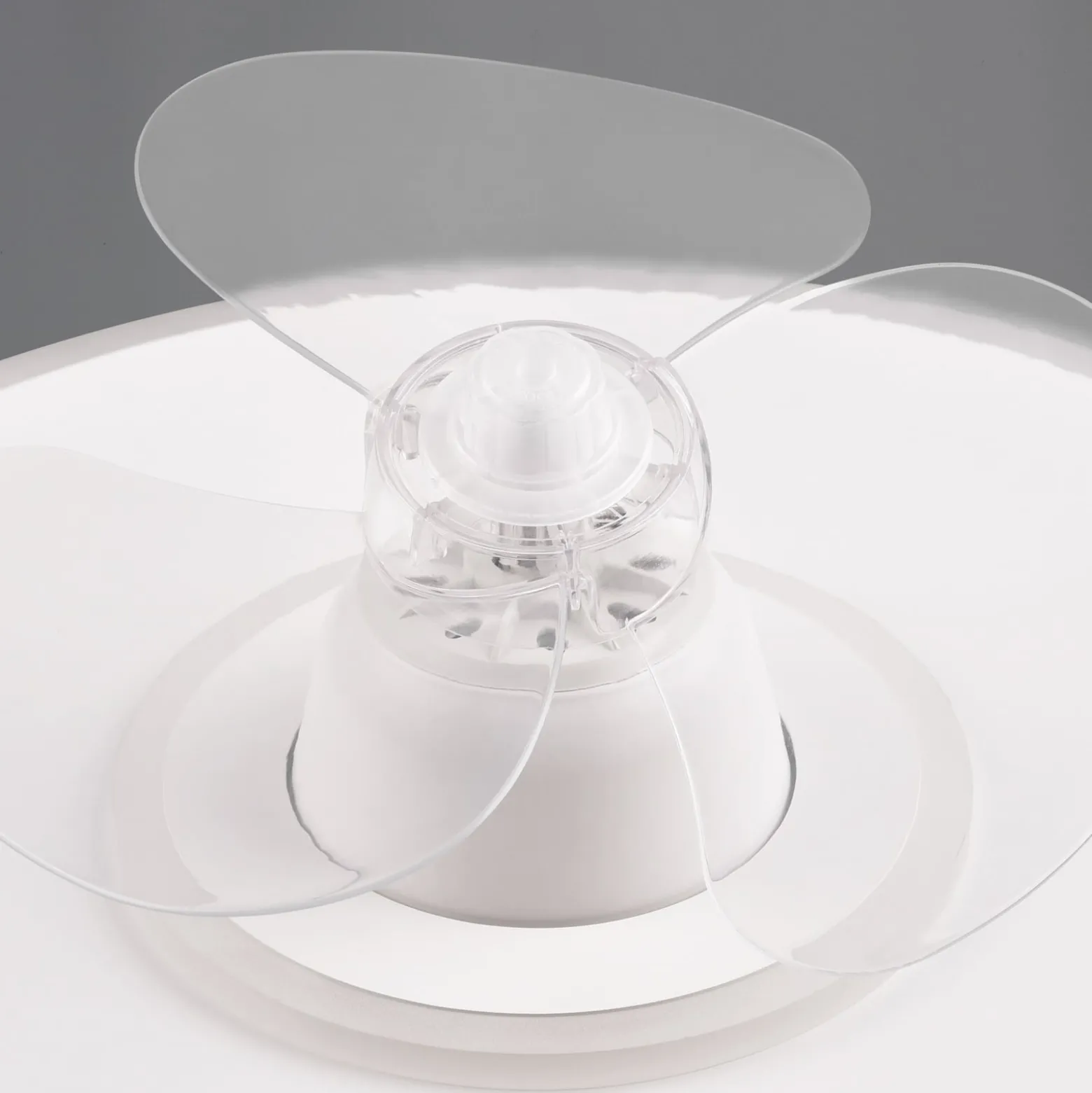 LED-Ventilator Nybro, weiß, DC, leise, Ø 50 cm, CCT, Remote