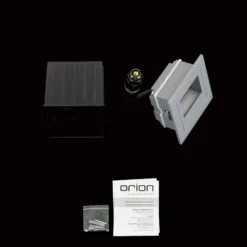 LED-Wandeinbaulampe Loro, anthrazit, Breite 8,5 cm, Alu