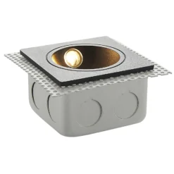 LED-Wandeinbauleuchte Pordis, IP65, eckig