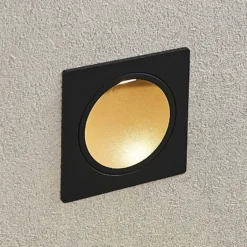 LED-Wandeinbauleuchte Pordis, IP65, eckig