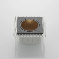 LED-Wandeinbauleuchte Pordis, IP65, eckig