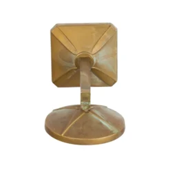 LED-Wandlampe Aura Disk, Ausladung 23 cm messing antik IP65