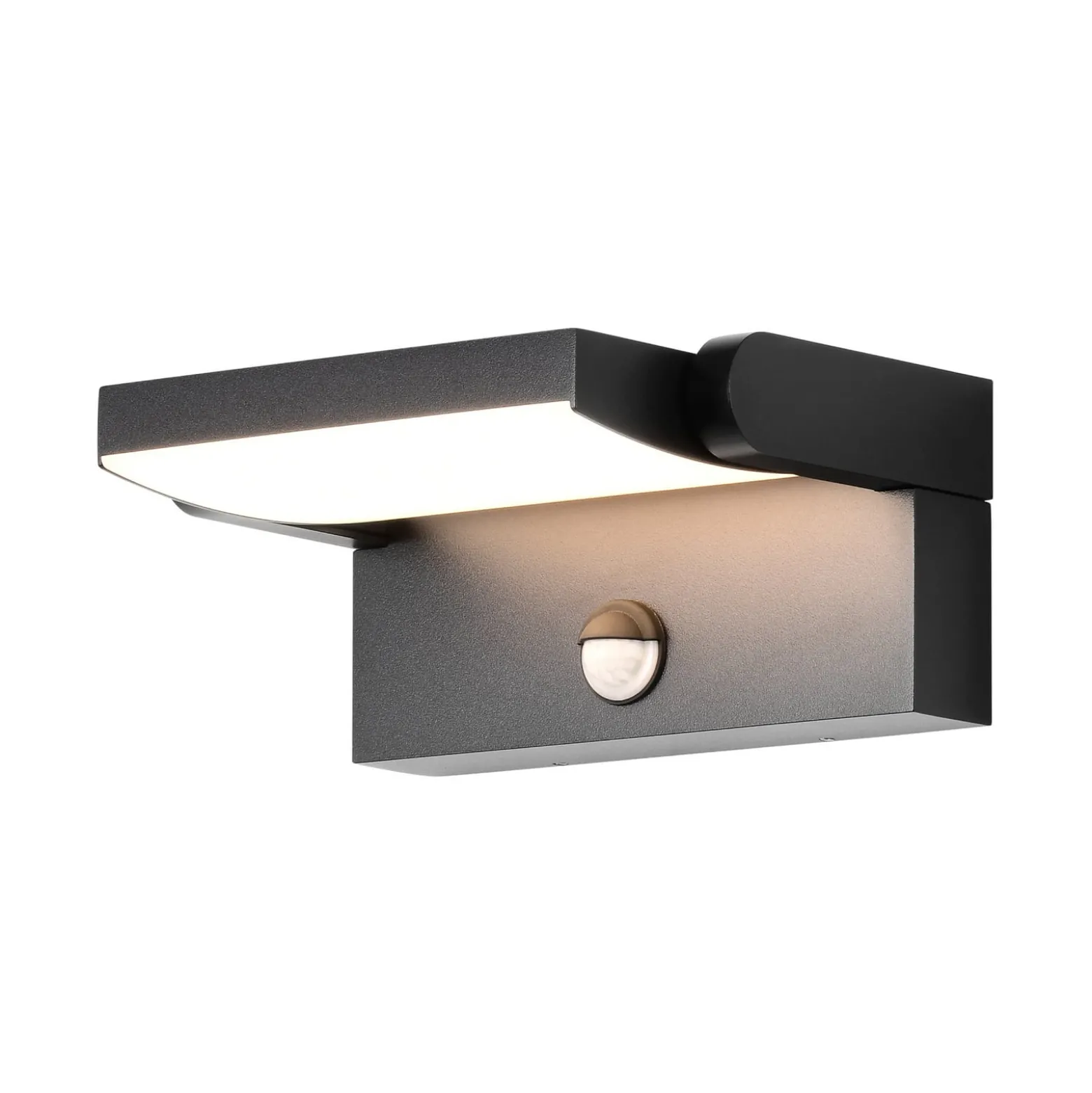 LED-Wandlampe CMD 9081, Sensor, anthrazit, 21 cm, CCT, IP54