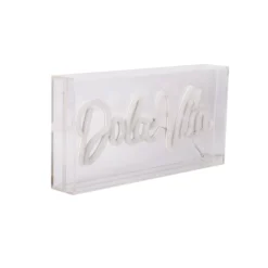 LED-Wandlampe Dolce Vita, klar, 30x15 cm, Kunststoff USB RGB