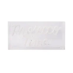LED-Wandlampe Prosecco Time klar 30x15 cm Kunststoff USB RGB