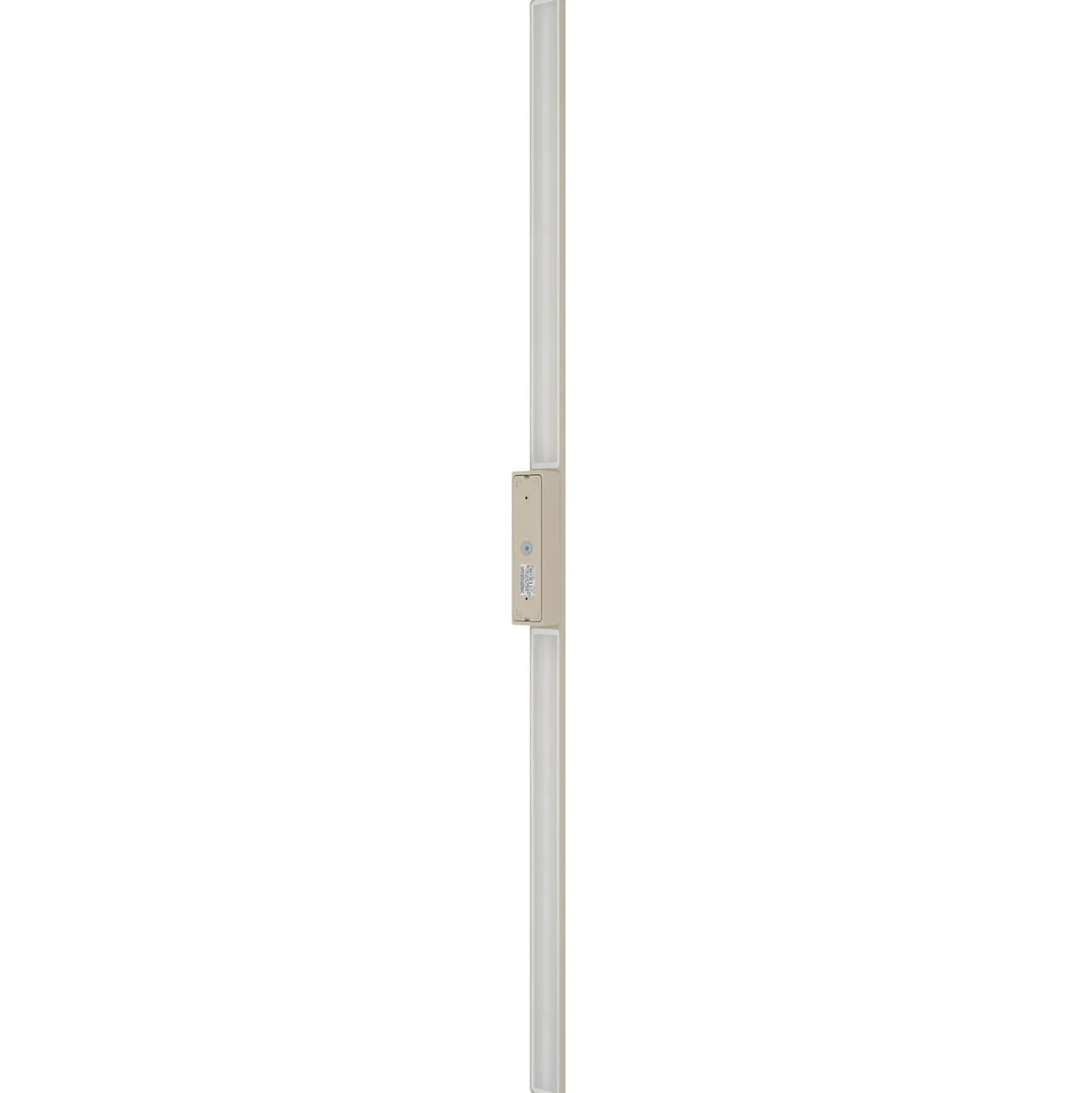 LED-Wandleuchte Demi L, sand, Aluminium, Höhe 144 cm, IP54