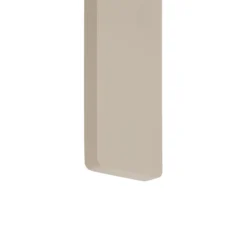 LED-Wandleuchte Demi L, sand, Aluminium, Höhe 144 cm, IP54