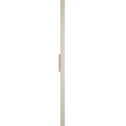 LED-Wandleuchte Demi L, sand, Aluminium, Höhe 144 cm, IP54