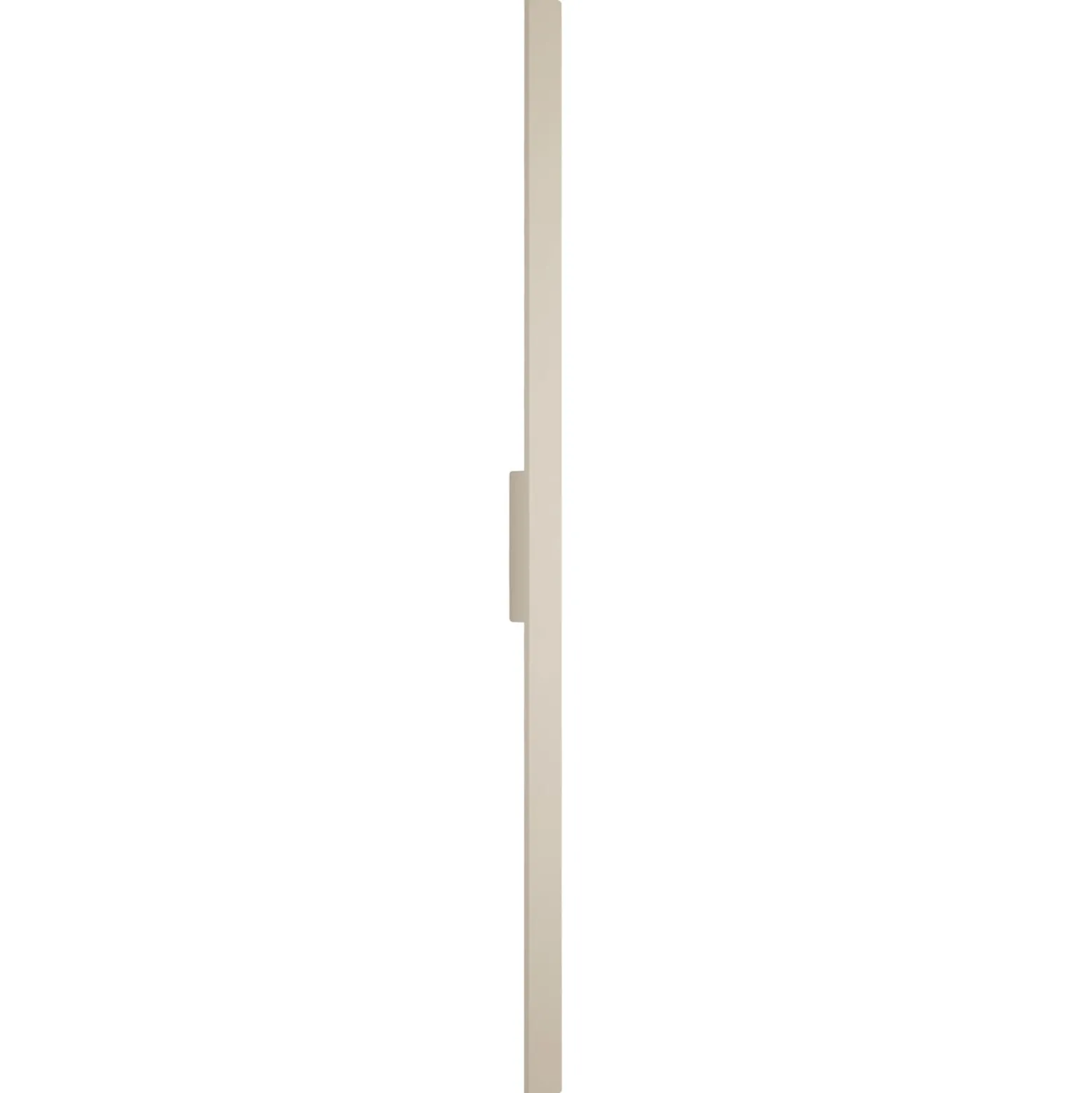 LED-Wandleuchte Demi L, sand, Aluminium, Höhe 144 cm, IP54