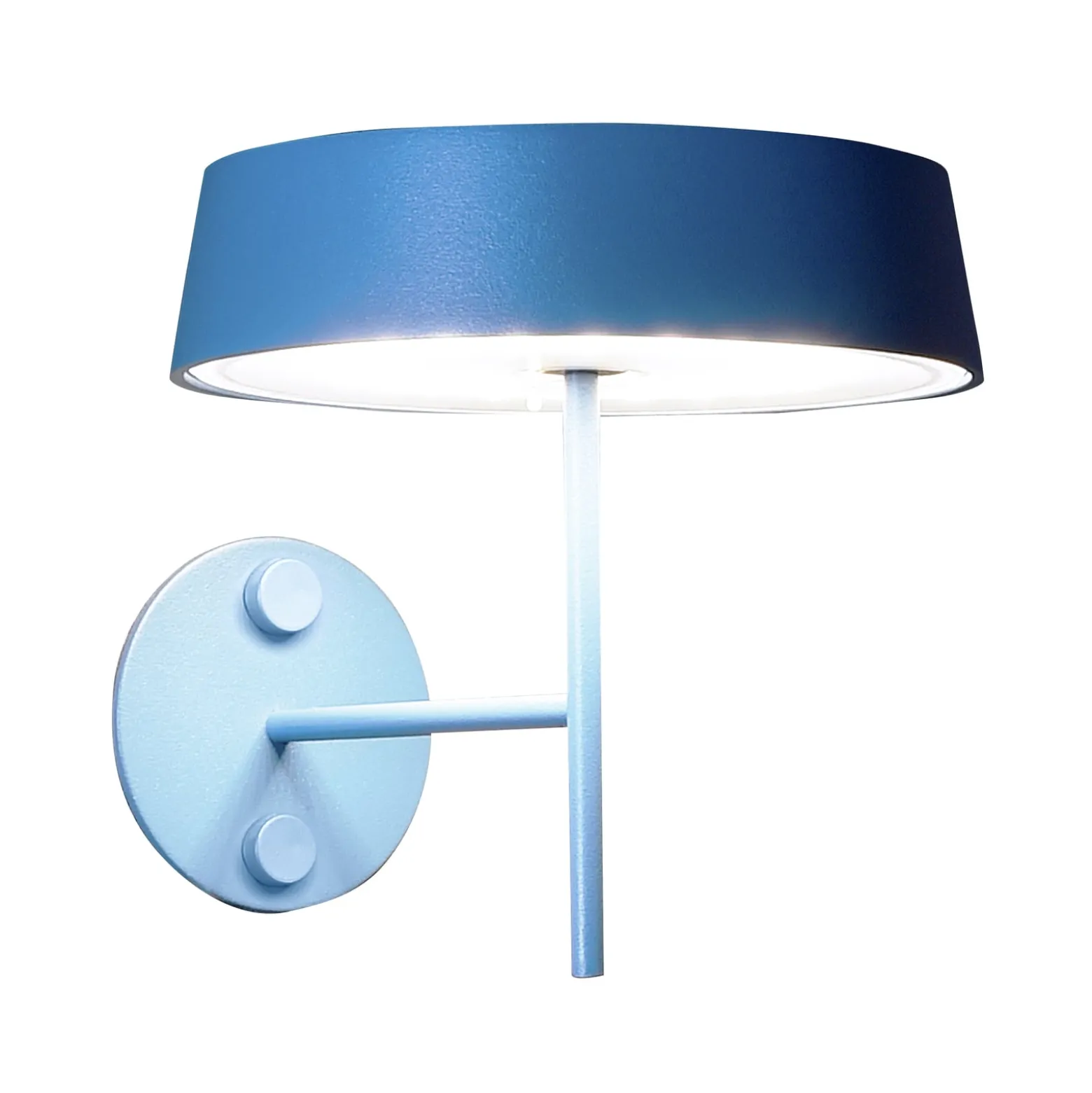 LED-Wandleuchte Miram mit Akku, dimmbar, blau
