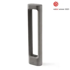 LED-Wegelampe Totem, grau, Beton, Höhe 61,1 cm