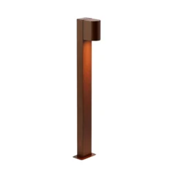 LED-Wegeleuchte Alor, braun, IP65, Höhe 75 cm, dimmbar