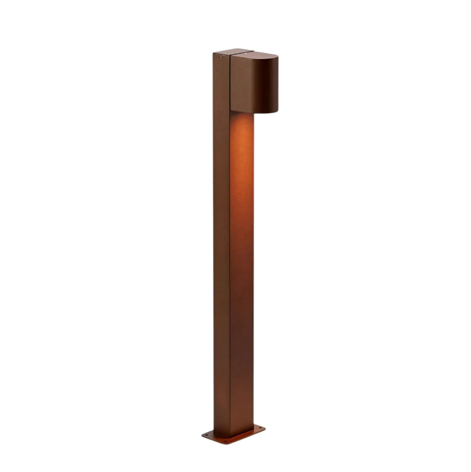 LED-Wegeleuchte Alor, braun, IP65, Höhe 75 cm, dimmbar
